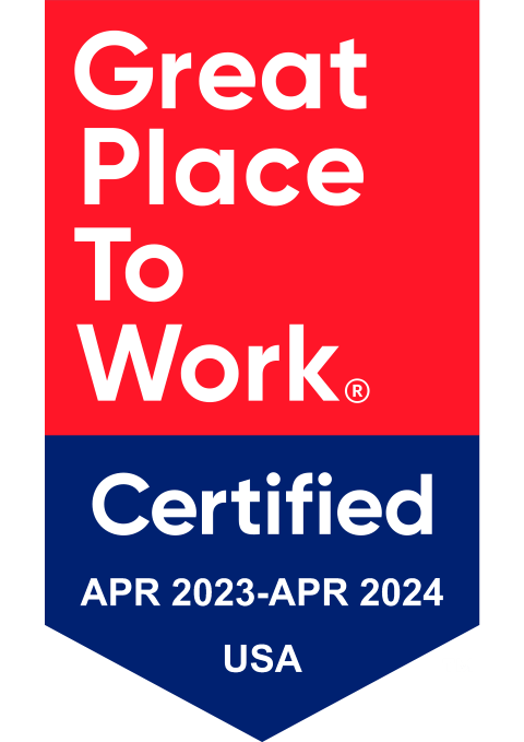 Certified Great Place To Work Badge